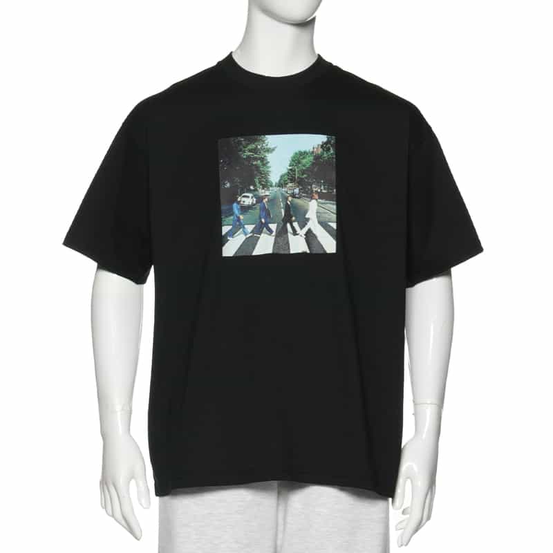 CITY COUNTRY CITY CITY COUNTRY CITY ＜シティー カントリー シティー＞プリントTシャツ BLACK