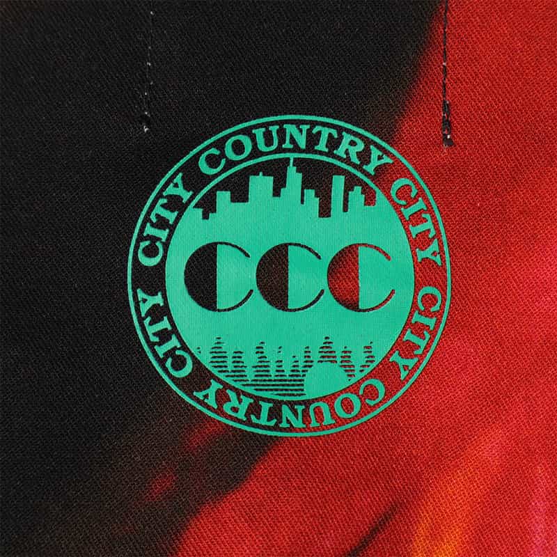 CITY COUNTRY CITY CITY COUNTRY CITY ＜シティーカントリーシティー＞ グラフィックオープンカラーシャツ BLACK