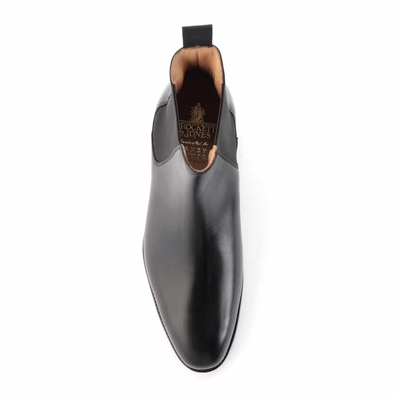 CROCKETT＆JONES CROCKETT＆JONES＜クロケット&ジョーンズ＞ バーニーズ　ニューヨーク限定 サイドゴアブーツ"CHELSEA9" BLACK