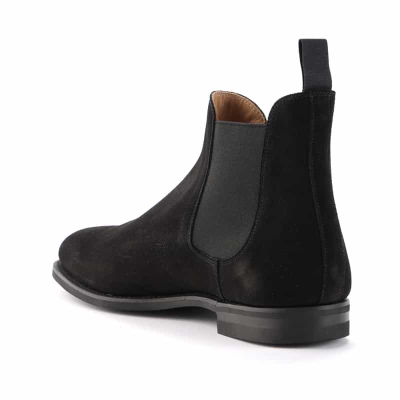 CROCKETT＆JONES CROCKETT＆JONES＜クロケット&ジョーンズ＞ バーニーズ　ニューヨーク限定 スエードサイドゴアブーツ"CHELSEA9" BLACK