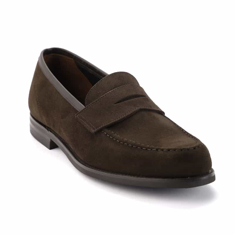 CROCKETT＆JONES CROCKETT＆JONES＜クロケット&ジョーンズ＞ バーニーズ　ニューヨーク限定 スエードローファー"HARBARD2" DARK BROWN