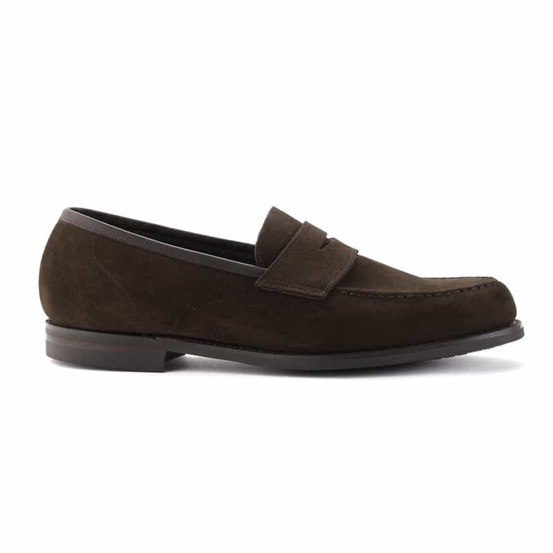 CROCKETT＆JONES CROCKETT＆JONES＜クロケット&ジョーンズ＞ バーニーズ　ニューヨーク限定 スエードローファー"HARBARD2" DARK BROWN