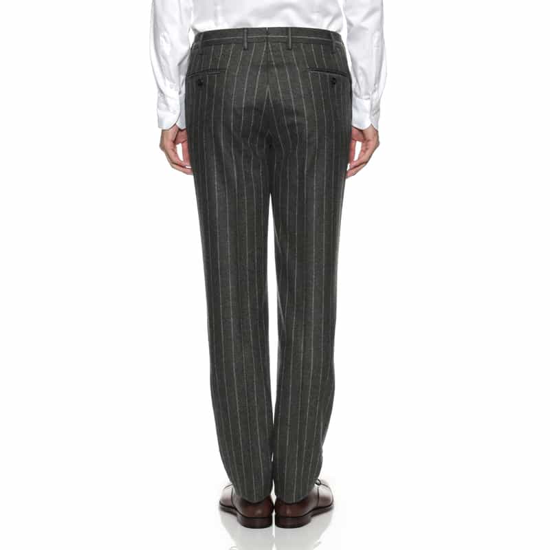 BARNEYS NEW YORK チョークストライプ柄スーツ"MADISON" GRAY