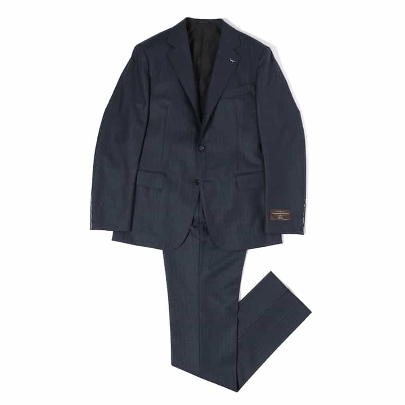 BARNEYS NEW YORK シャドーストライプ柄スーツ"MADISON" NAVY