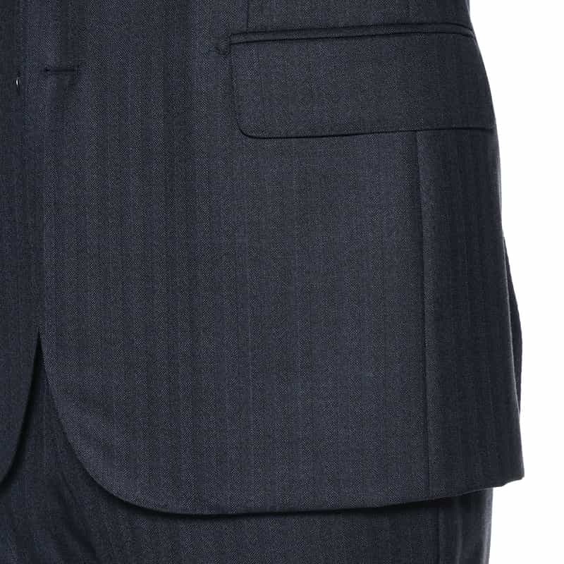 BARNEYS NEW YORK シャドーストライプ柄スーツ"MADISON" NAVY