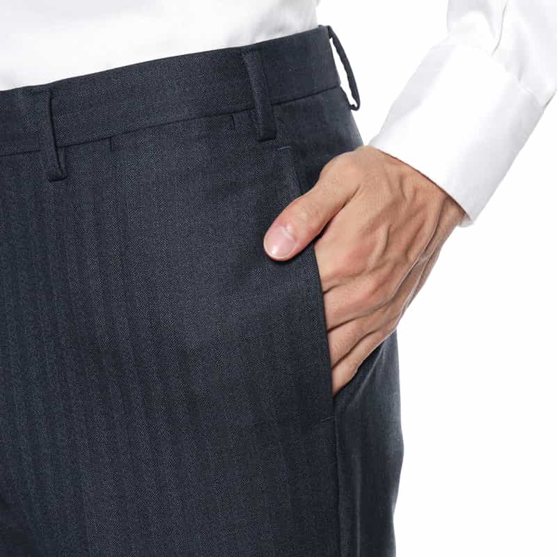 BARNEYS NEW YORK シャドーストライプ柄スーツ"MADISON" NAVY