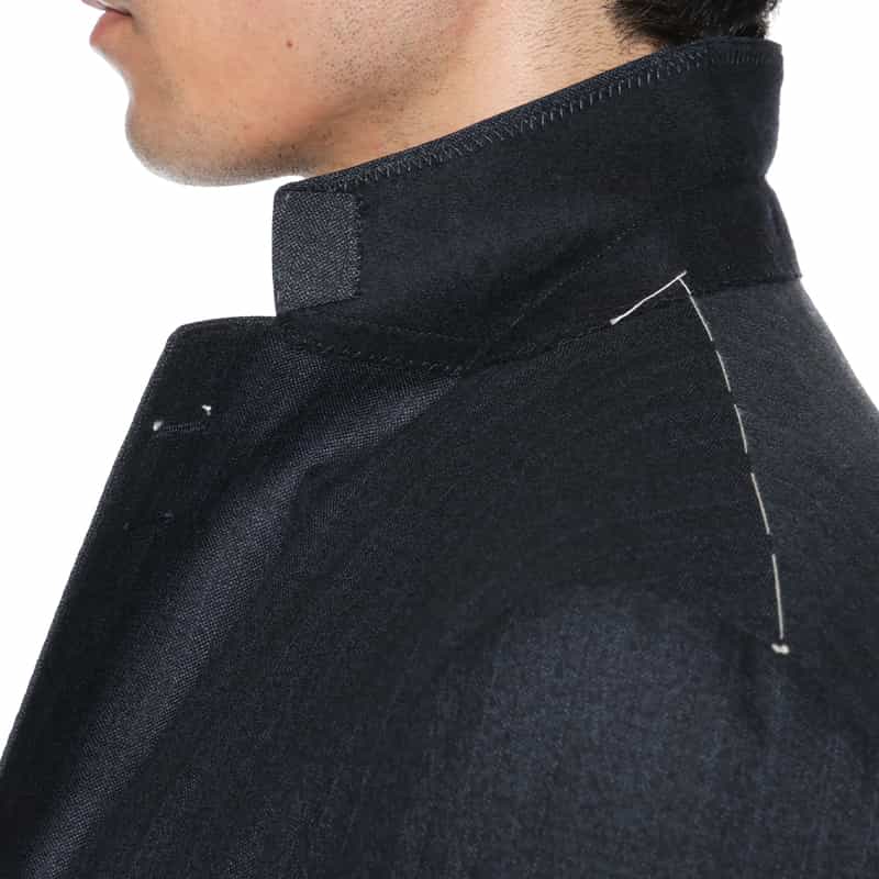 BARNEYS NEW YORK シャドーストライプ柄スーツ"MADISON" NAVY