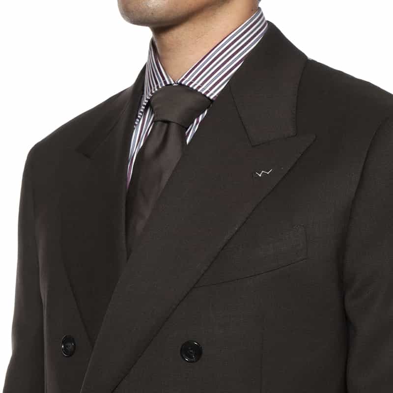 BARNEYS NEW YORK ダブルブレストスーツ"BROOKLYN" BROWN