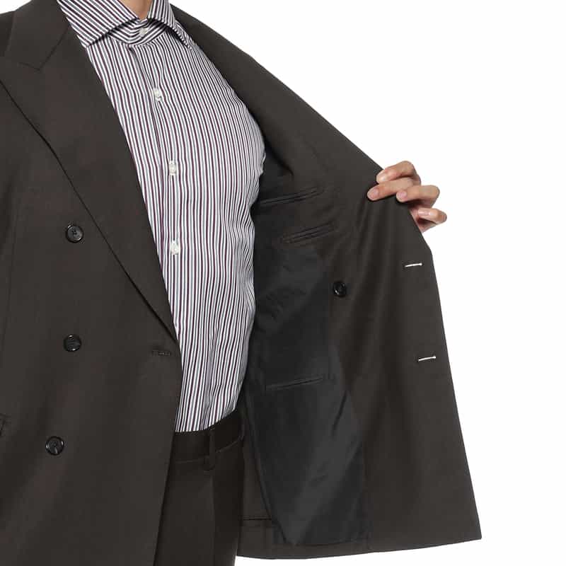 BARNEYS NEW YORK ダブルブレストスーツ"BROOKLYN" BROWN