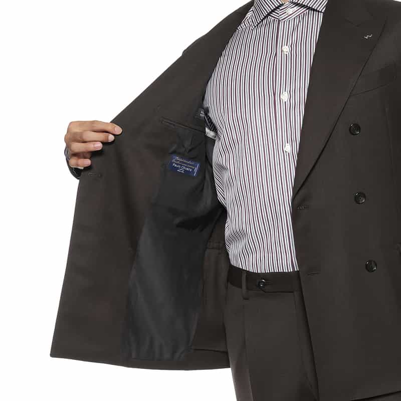 BARNEYS NEW YORK ダブルブレストスーツ"BROOKLYN" BROWN