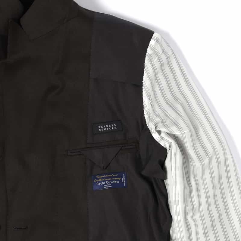 BARNEYS NEW YORK ダブルブレストスーツ"BROOKLYN" BROWN