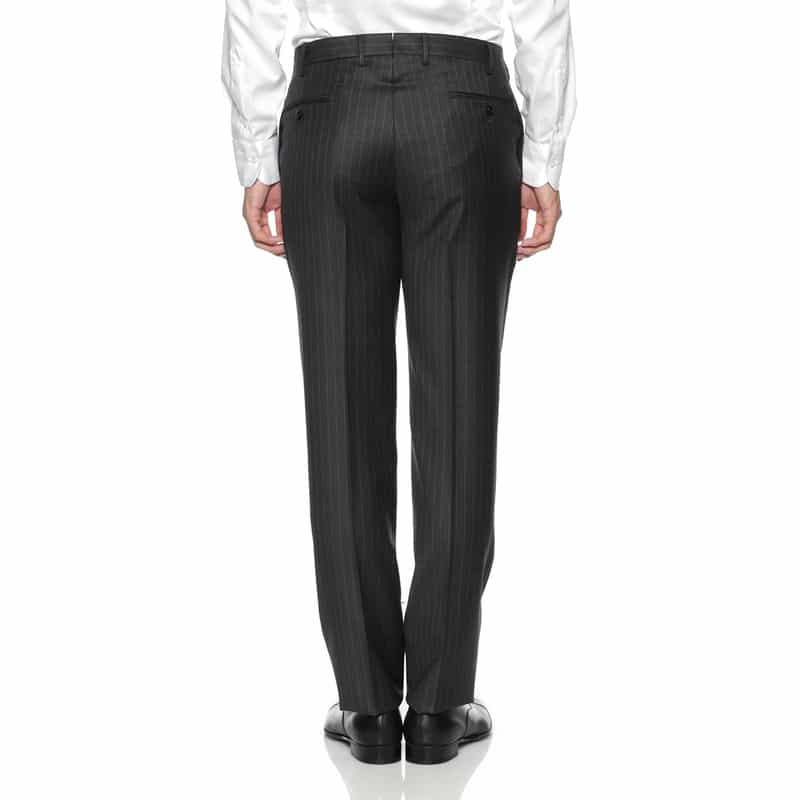 BARNEYS NEW YORK ストライプ柄スーツ"MADISON" DARK GRAY