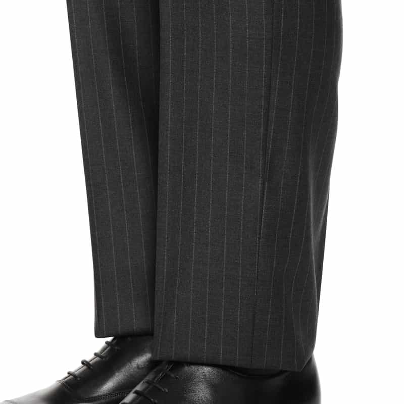 BARNEYS NEW YORK ストライプ柄スーツ"MADISON" DARK GRAY