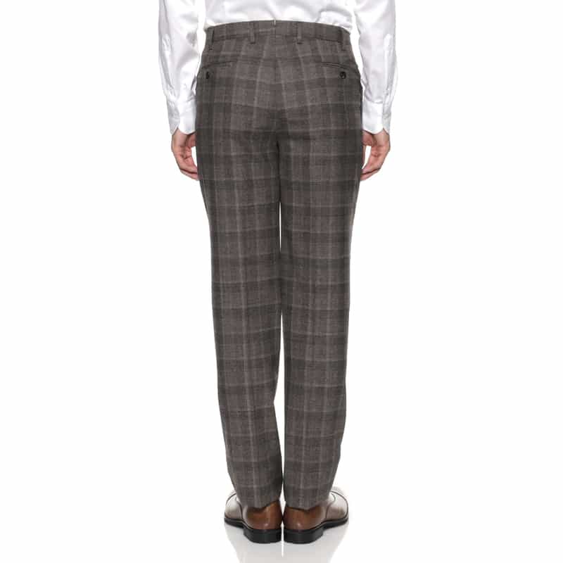 BARNEYS NEW YORK グレンチェック柄スーツ"BROOKLYN" BEIGE