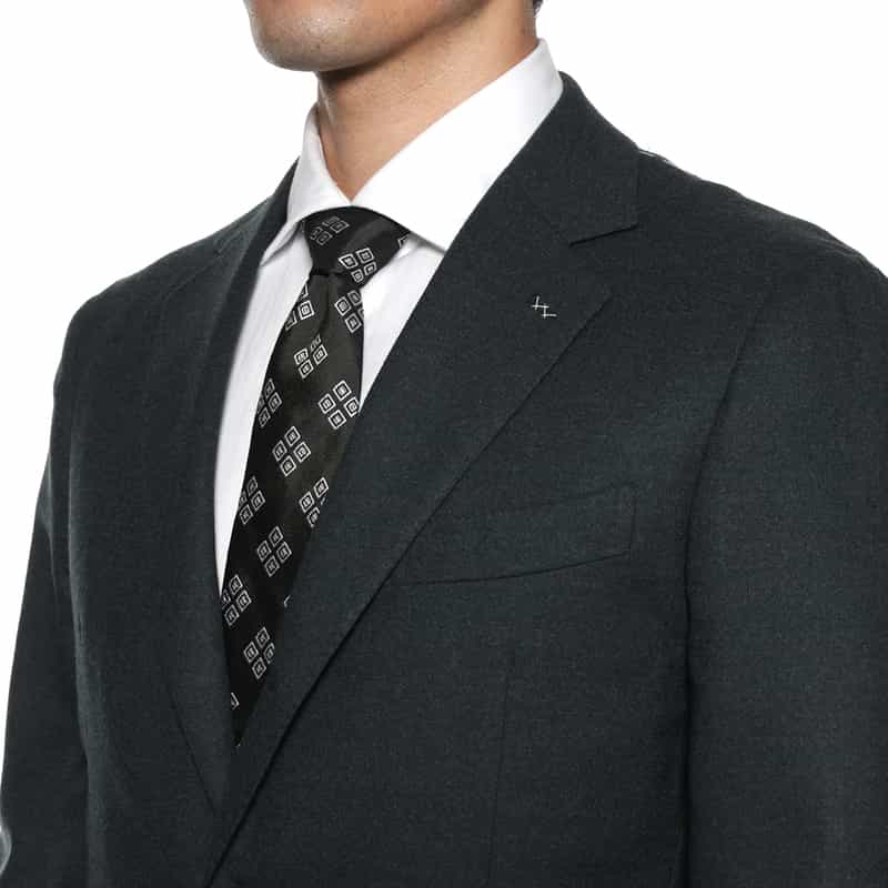 BARNEYS NEW YORK スリーピーススーツ"MADISON" GREEN