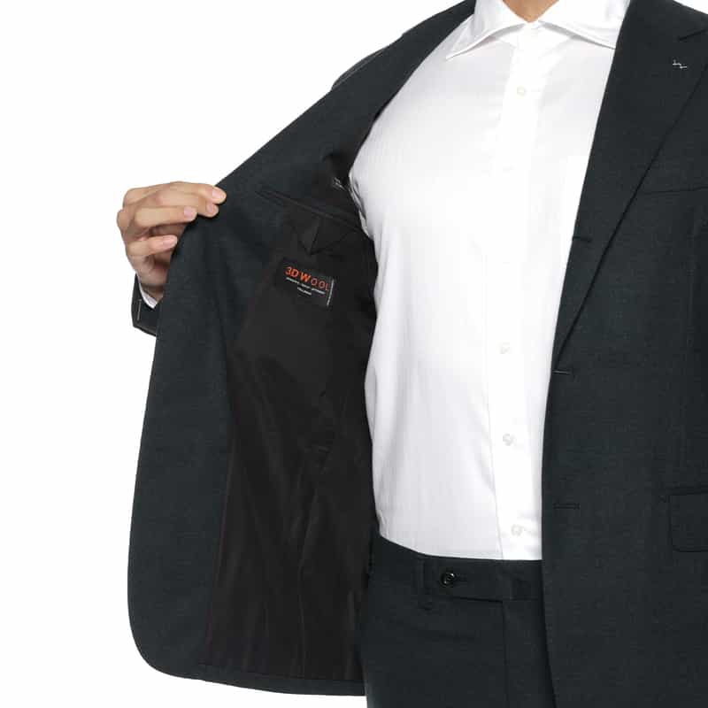 BARNEYS NEW YORK スリーピーススーツ"MADISON" GREEN