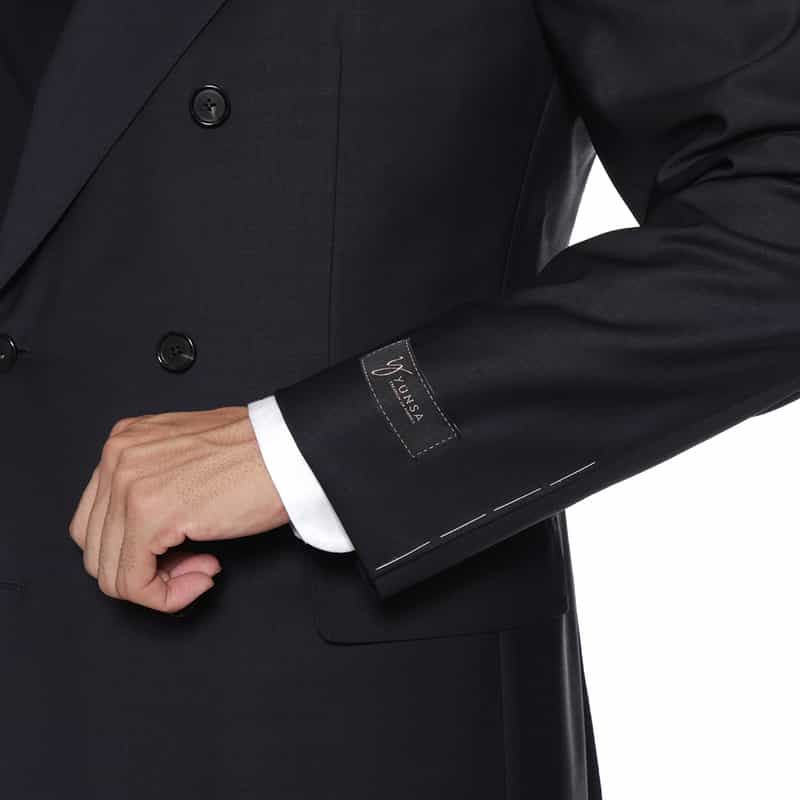 BARNEYS NEW YORK ダブルブレストスーツ"BROOKLYN" NAVY