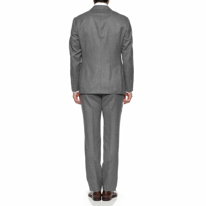 BARNEYS NEW YORK チョークストライプ柄スーツ“MADISON" GRAY