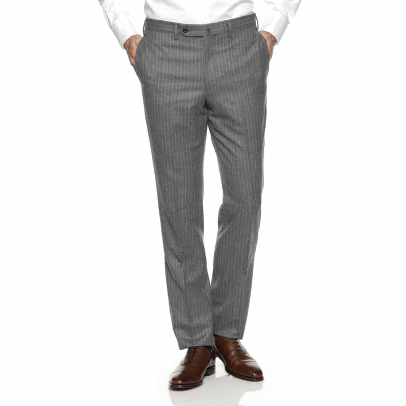 BARNEYS NEW YORK チョークストライプ柄スーツ“MADISON" GRAY