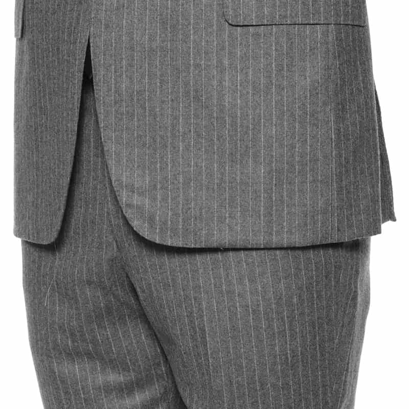 BARNEYS NEW YORK チョークストライプ柄スーツ“MADISON" GRAY