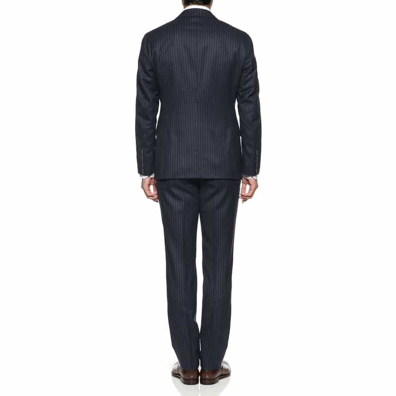 BARNEYS NEW YORK チョークストライプ柄スーツ“MANHATTAN" NAVY