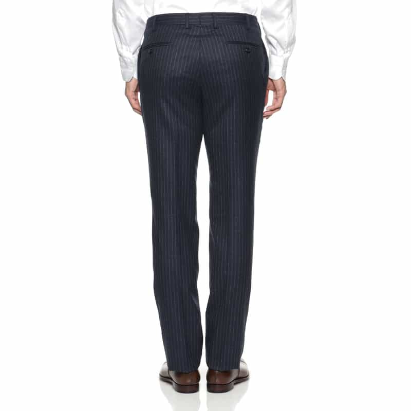 BARNEYS NEW YORK チョークストライプ柄スーツ“MANHATTAN" NAVY