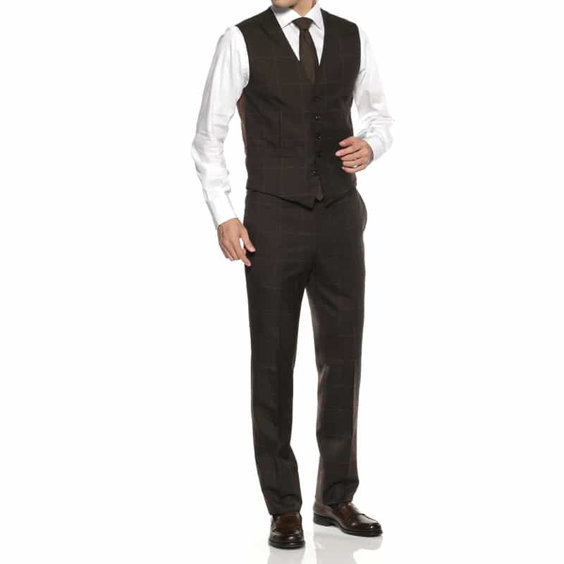 BARNEYS NEW YORK スリーピーススーツ“MADISON" BROWN