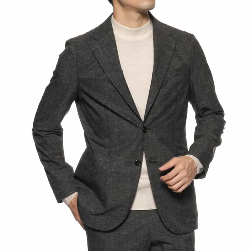 BARNEYS NEW YORK セットアップ テーラードジャケット DARK GRAY
