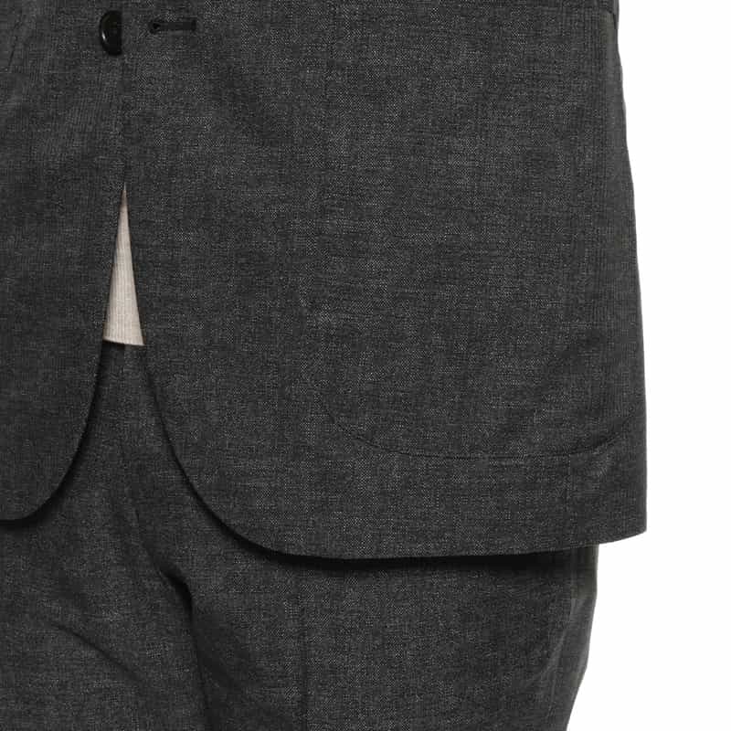 BARNEYS NEW YORK セットアップ テーラードジャケット DARK GRAY