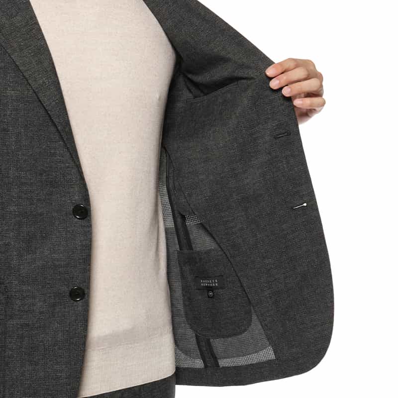 BARNEYS NEW YORK セットアップ テーラードジャケット DARK GRAY