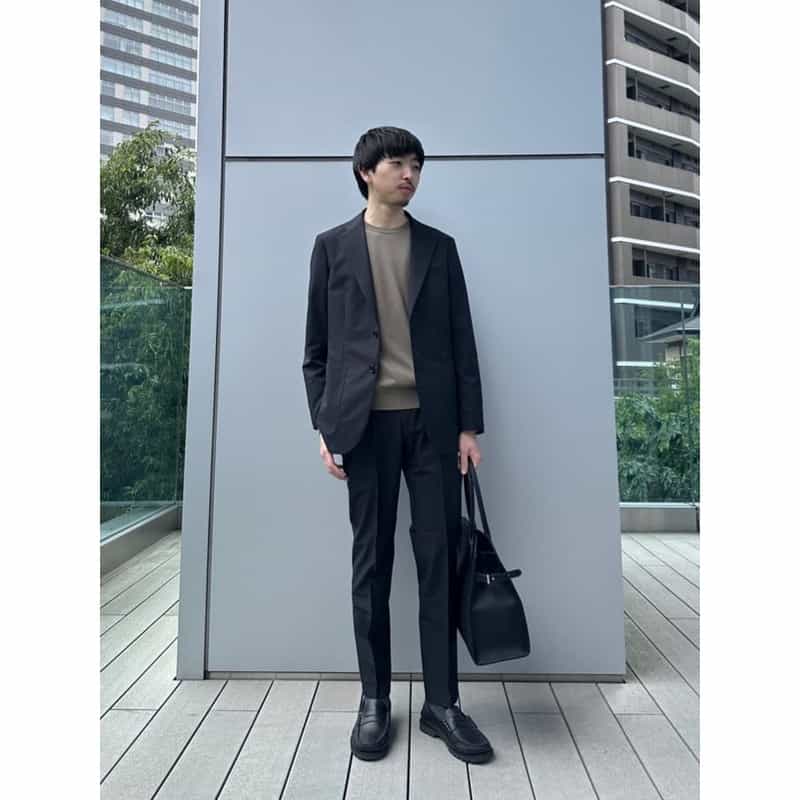 BARNEYS NEW YORK セットアップ イージーパンツ BLACK