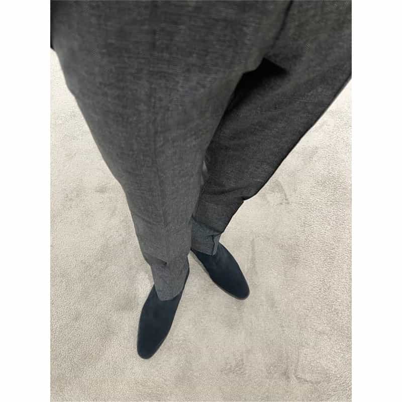 BARNEYS NEW YORK セットアップ イージーパンツ DARK GRAY