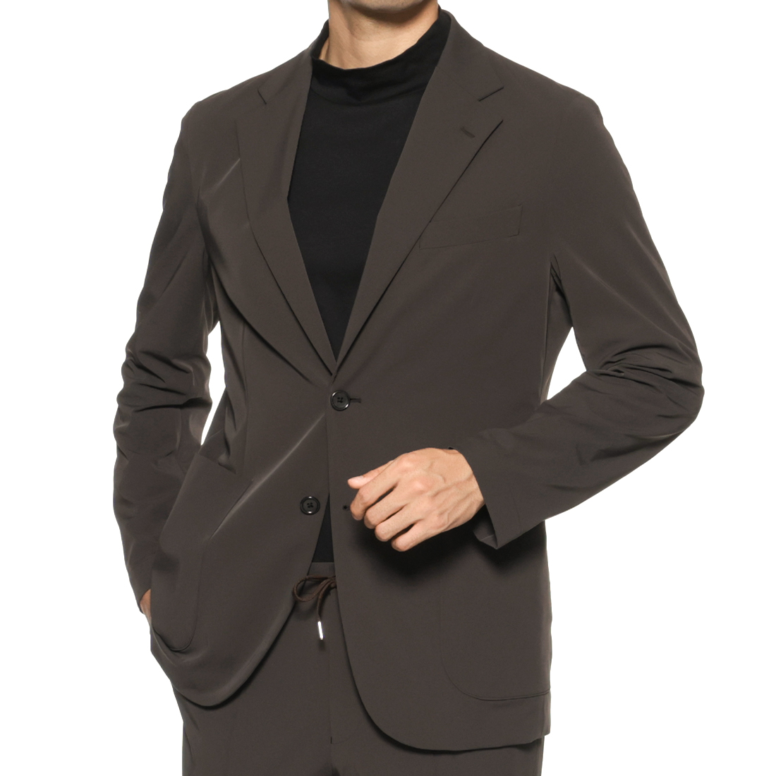 セットアップ ツイル素材イージージャケット