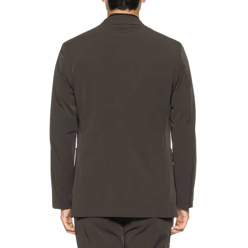 BARNEYS NEW YORK セットアップ ツイル素材イージージャケット BROWN