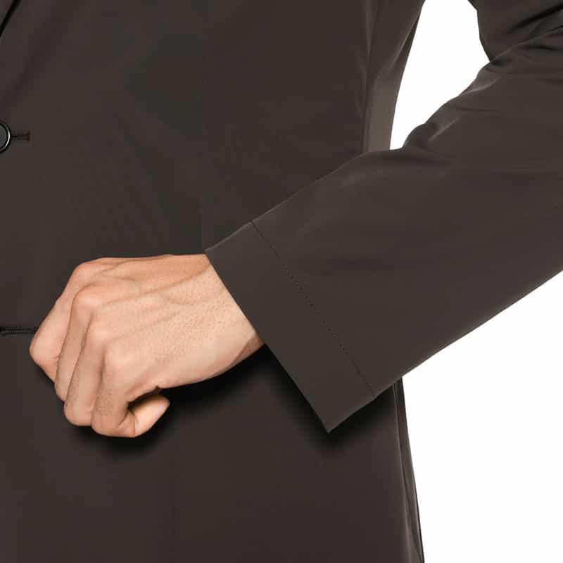 BARNEYS NEW YORK セットアップ ツイル素材イージージャケット BROWN