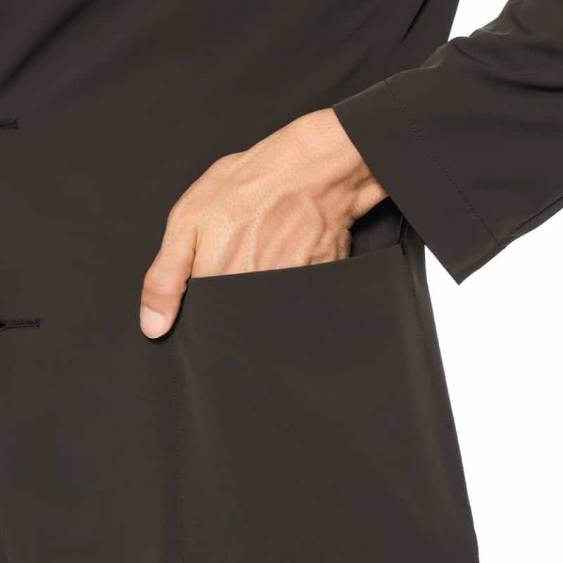 BARNEYS NEW YORK セットアップ ツイル素材イージージャケット BROWN