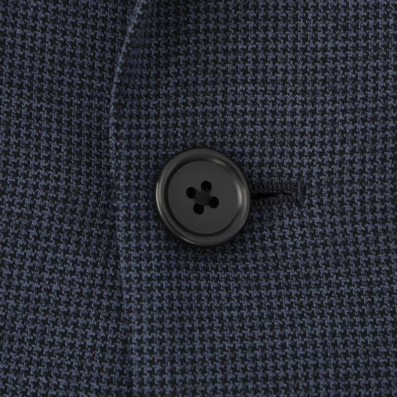 BARNEYS NEW YORK マイクロ千鳥柄ジャケット NAVY