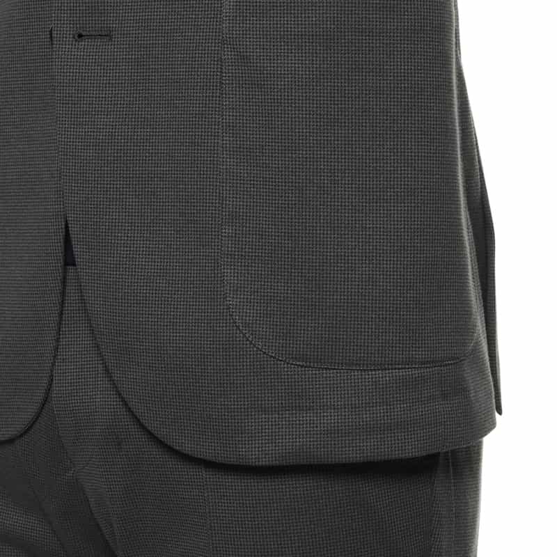 BARNEYS NEW YORK マイクロ千鳥柄ジャケット GRAY