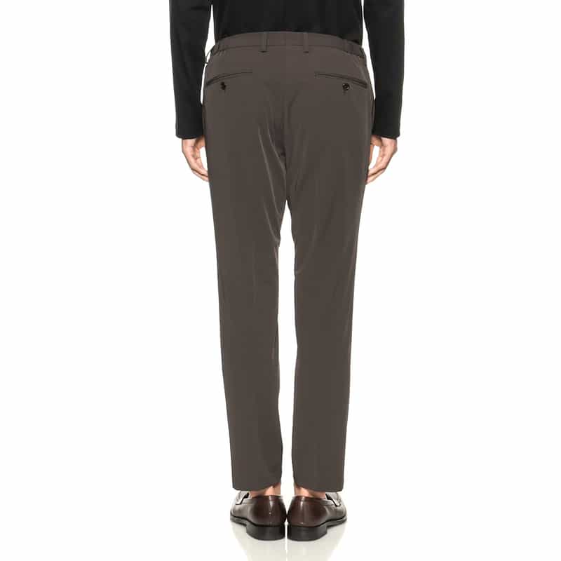 BARNEYS NEW YORK セットアップ ツイル素材イージーパンツ BROWN