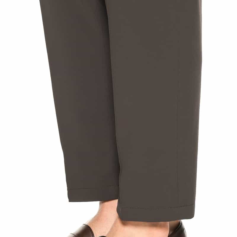 BARNEYS NEW YORK セットアップ ツイル素材イージーパンツ BROWN