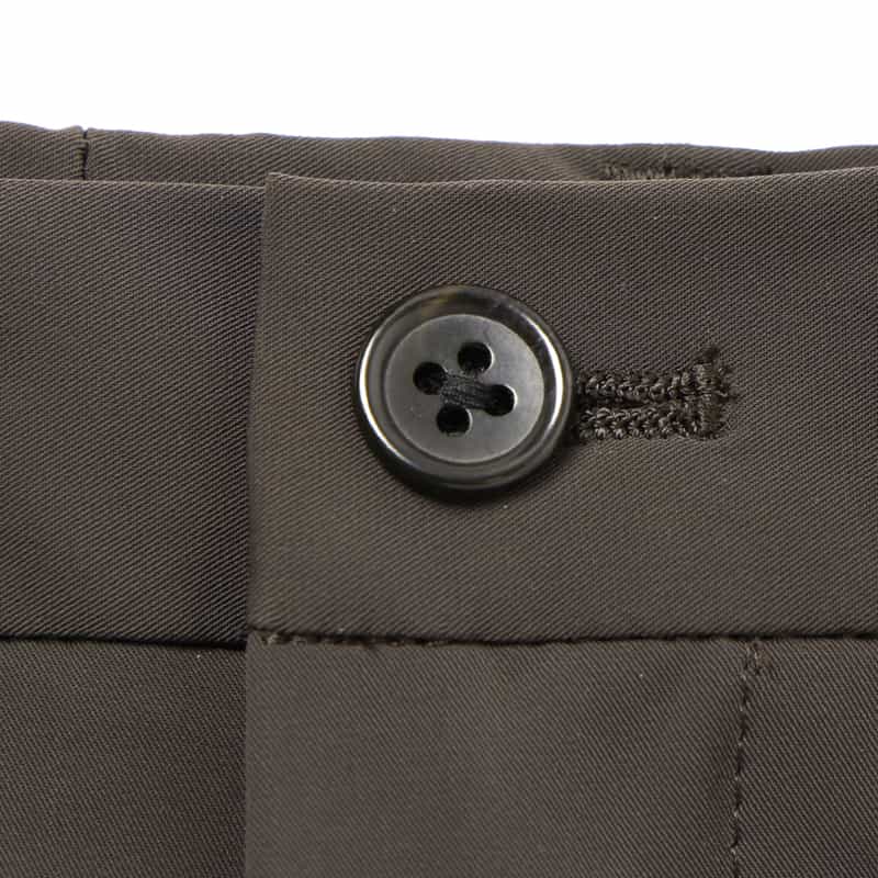 BARNEYS NEW YORK セットアップ ツイル素材イージーパンツ BROWN