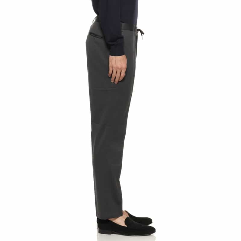 BARNEYS NEW YORK セットアップ マイクロ千鳥柄イージーパンツ GRAY