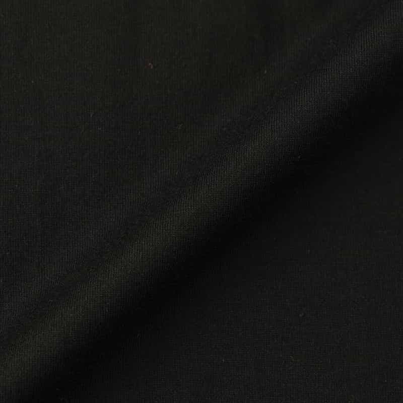 BARNEYS NEW YORK ウォッシャブル サイドギャザーアシンメトリーカットソー BLACK