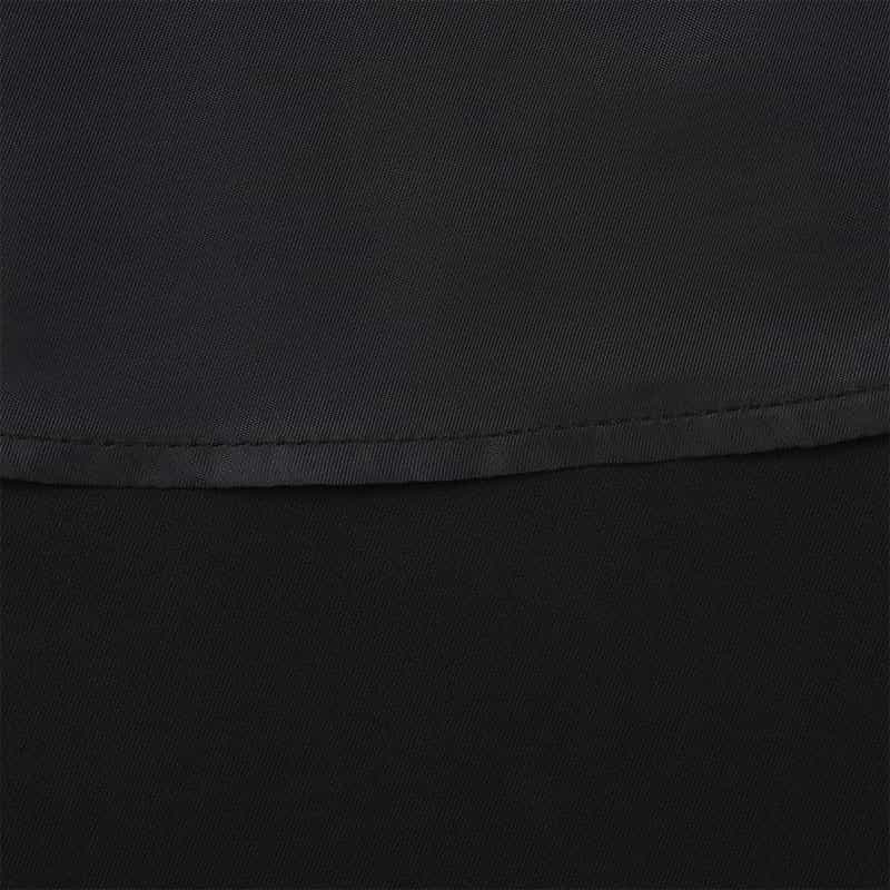 BARNEYS NEW YORK ウォッシャブル フレアドレス BLACK