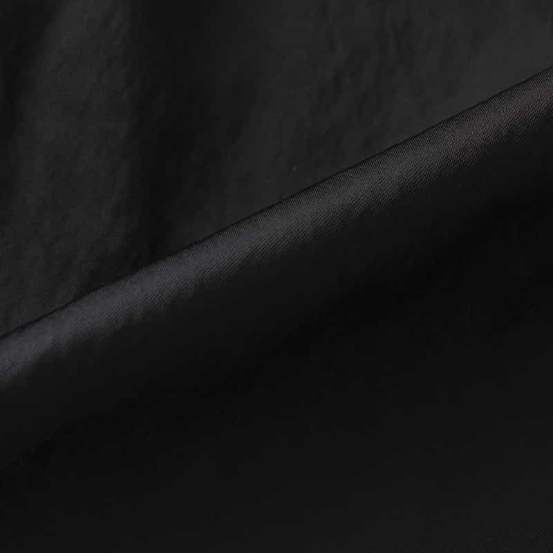 BARNEYS NEW YORK ウォッシャブル デザインヘムキャミソールドレス BLACK