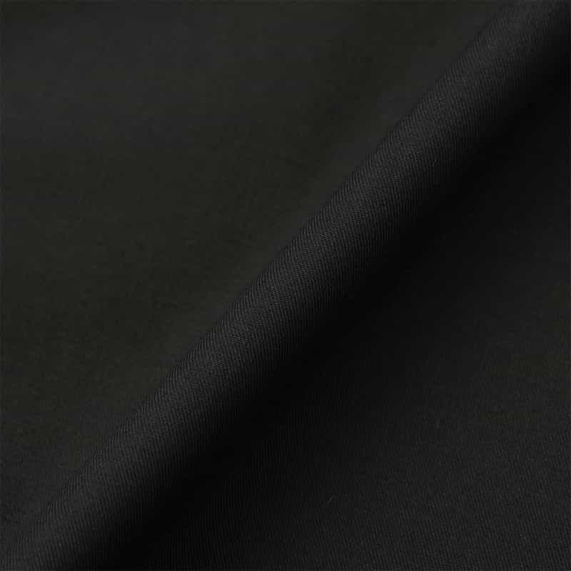 BARNEYS NEW YORK ウォッシャブル ジップアップシャツドレス BLACK