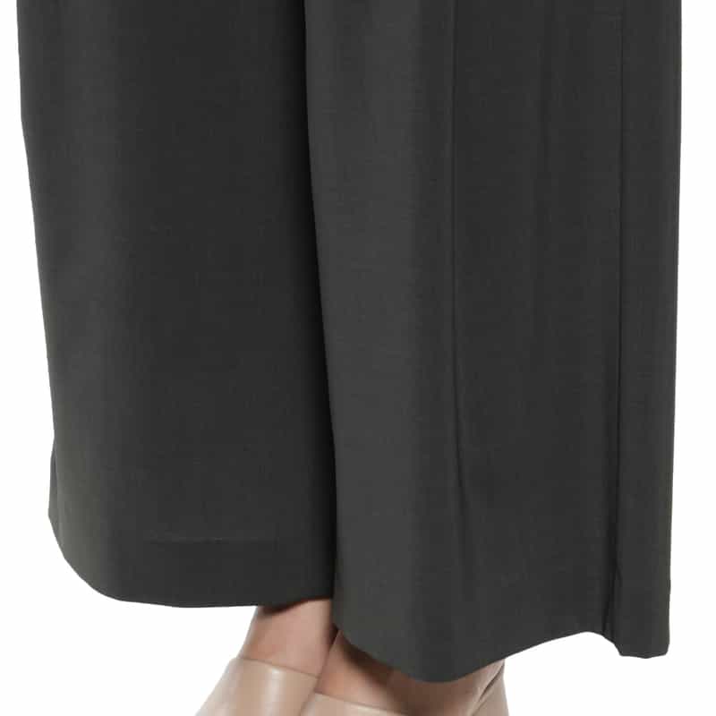 BARNEYS NEW YORK セットアップ ウォッシャブルドローリングワイドパンツ GRAY