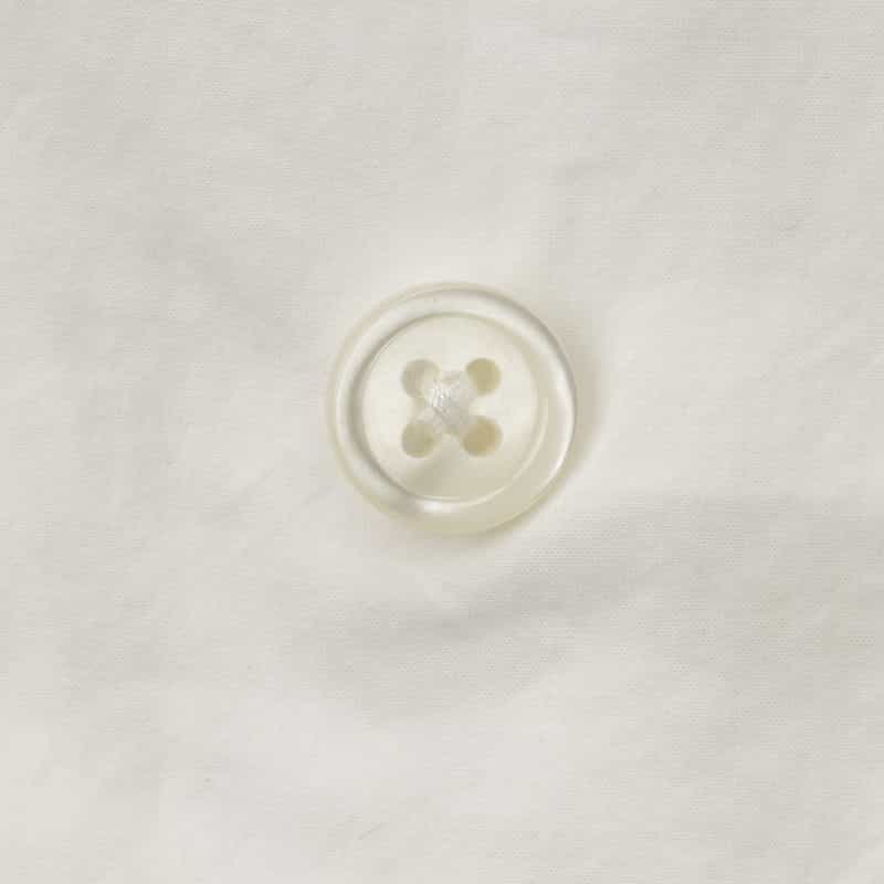 BARNEYS NEW YORK ウォッシャブル 2WAYシャツ WHITE