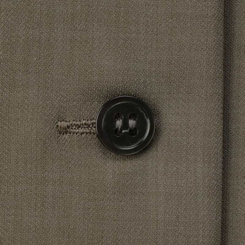 BARNEYS NEW YORK セットアップ ウォッシャブルオープンカラーシャツ KHAKI