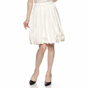 ウォッシャブル タフタ素材スカート